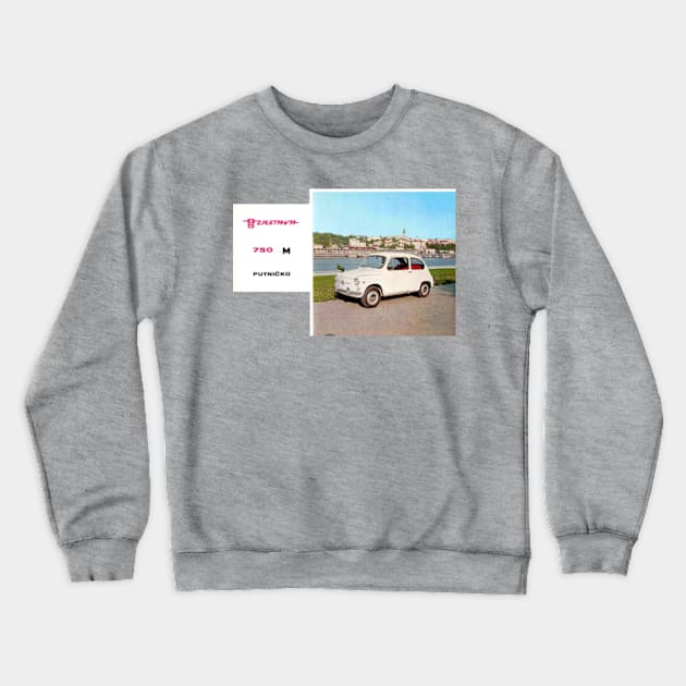 ZASTAVA 750 - advert Crewneck Sweatshirt by Throwback Motors